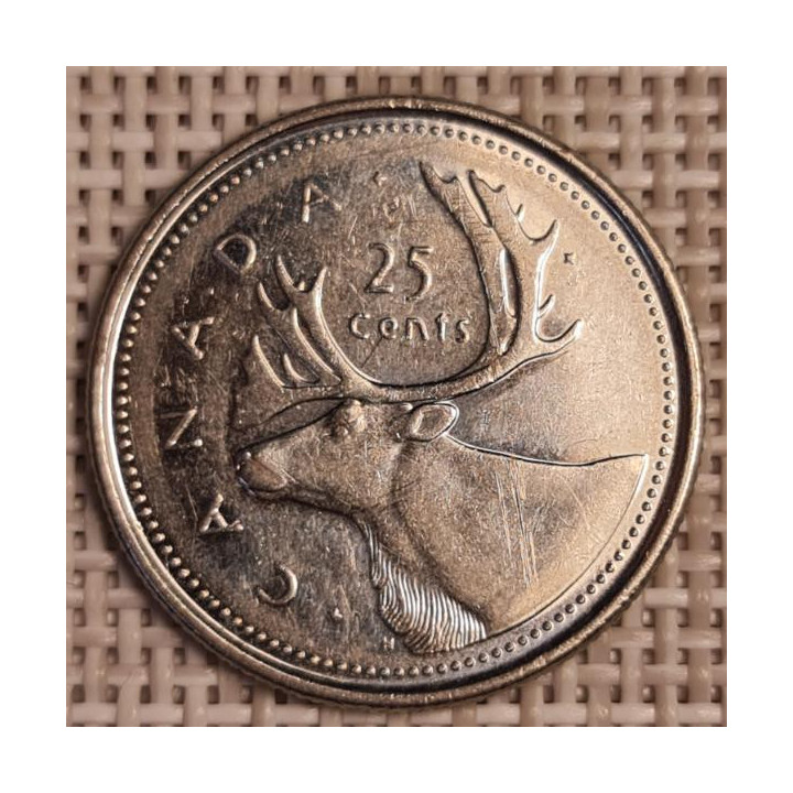 Canada 25 Cents 2002 "Succession" KM-448 VF