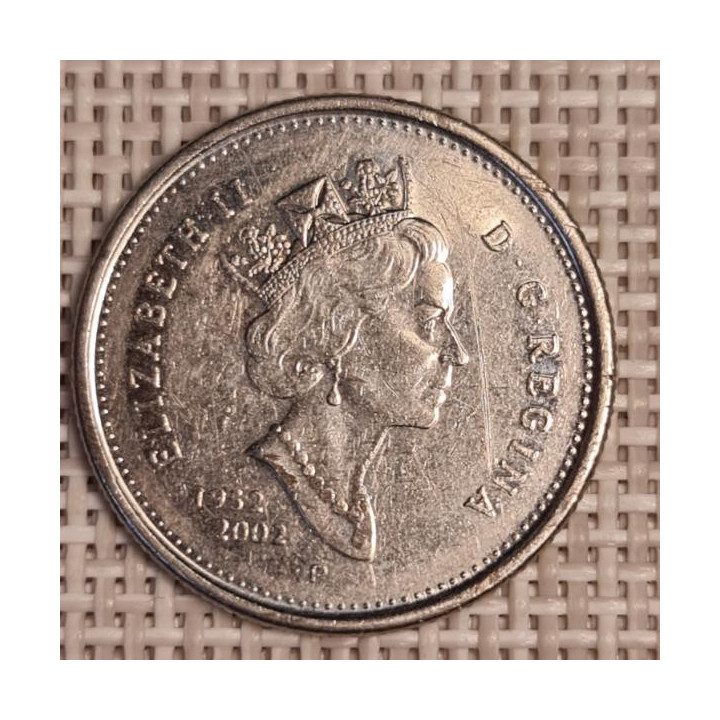 Canada 25 Cents 2002 "Succession" KM-448 VF