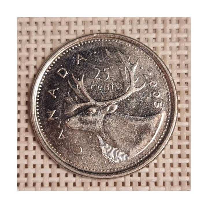 Canada 25 Cents 2005 KM-493 VF