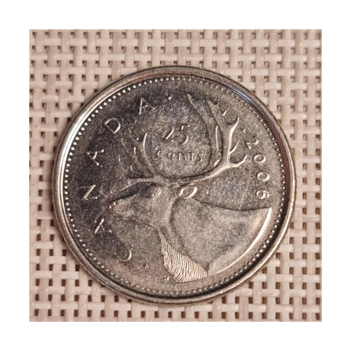 Canada 25 Cents 2006 KM-493 VF
