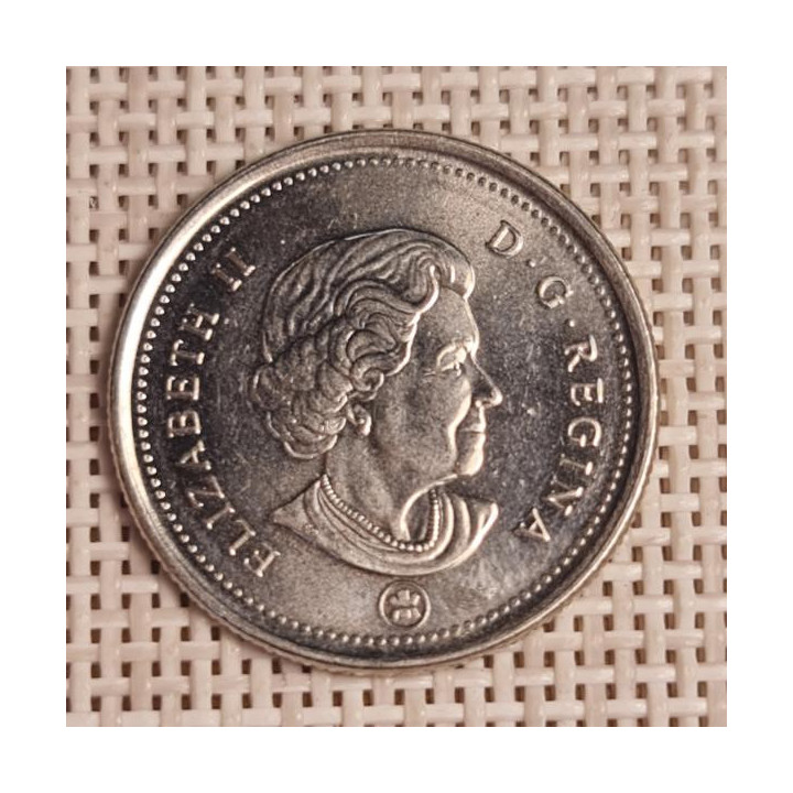 Canada 25 Cents 2007 KM-493 VF