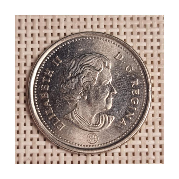 Canada 25 Cents 2009 KM-493 VF