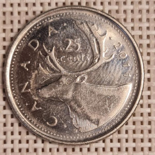 Canada 25 Cents 2011 KM-493 VF