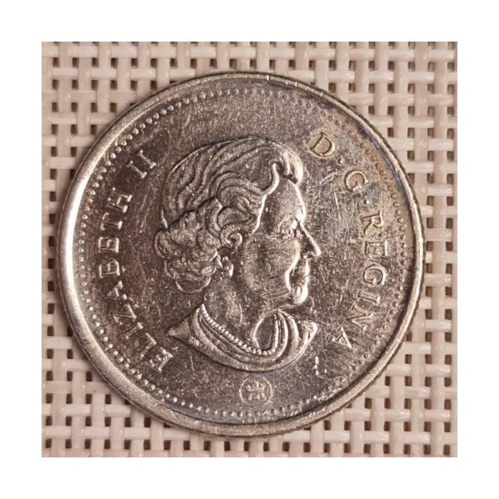Canada 25 Cents 2011 KM-493 VF