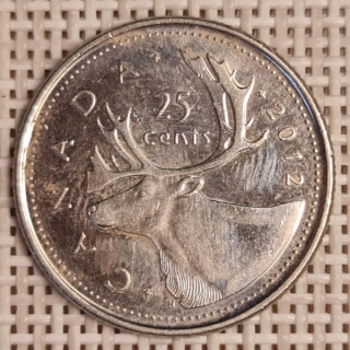 Canada 25 Cents 2012 KM-493 VF