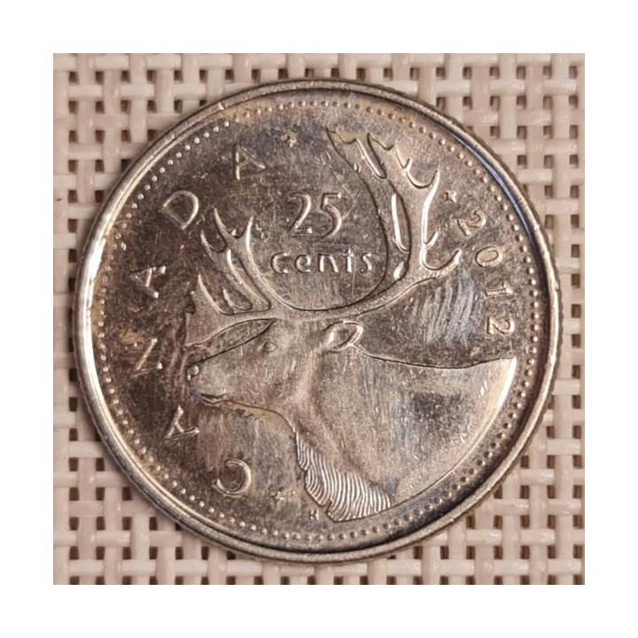 Canada 25 Cents 2012 KM-493 VF