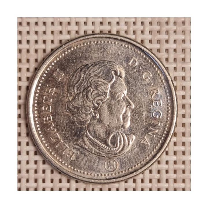 Canada 25 Cents 2012 KM-493 VF
