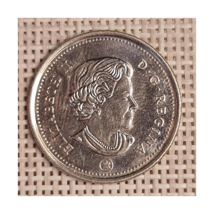 Canada 25 Cents 2014 KM-493 VF