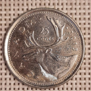 Canada 25 Cents 2015 KM-493 VF
