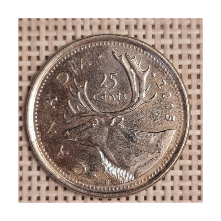 Canada 25 Cents 2015 KM-493 VF
