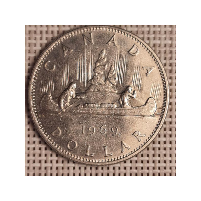 Canada 1 Dollar 1969 KM-76.1 VF