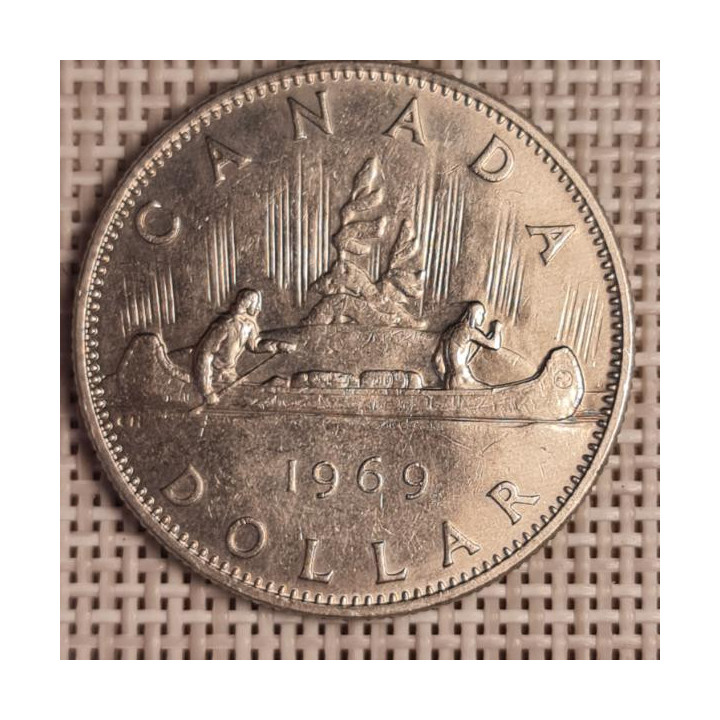 Canada 1 Dollar 1969 KM-76.1 VF