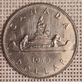 Canada 1 Dollar 1975 KM-76.2 VF