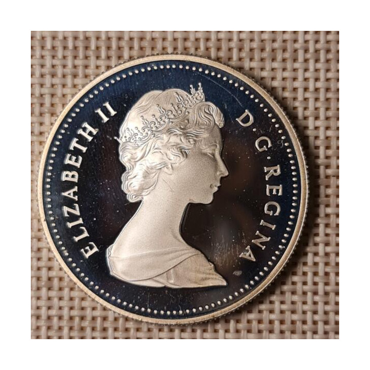 Canada 1 Dollar 1981 "Railway" KM-130 Proof