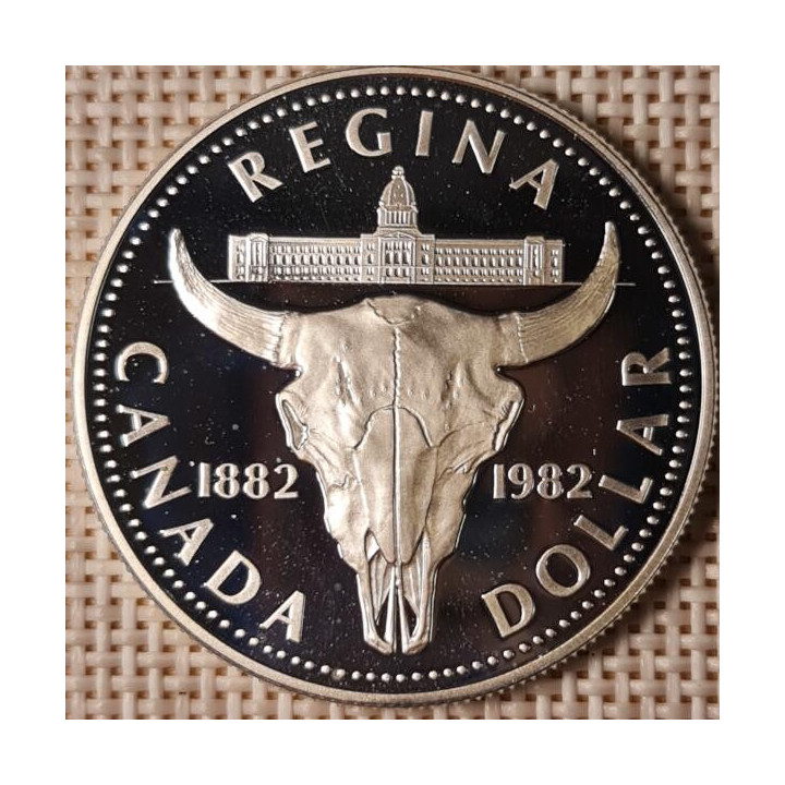 Canada 1 Dollar 1982 "Regina" KM-133 Proof