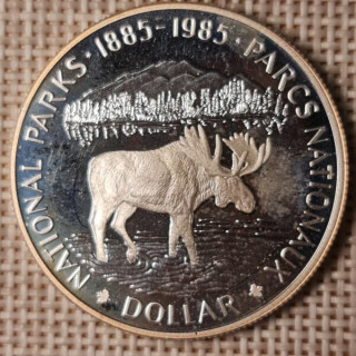 Canada 1 Dollar 1985 "National Parks" KM-143 Proof