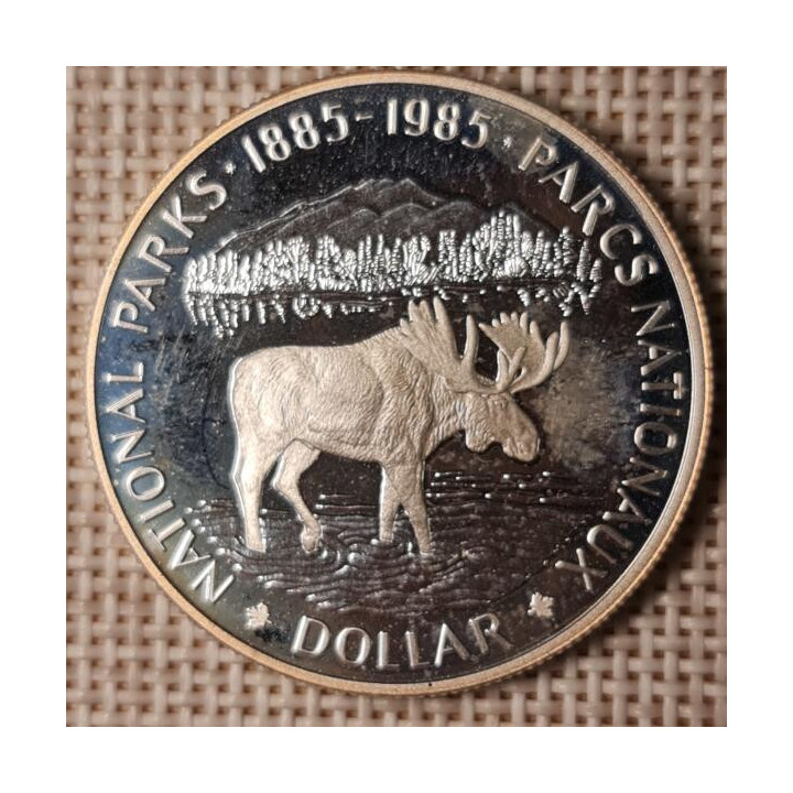 Canada 1 Dollar 1985 "National Parks" KM-143 Proof
