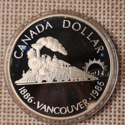 Canada 1 Dollar 1986 "Vancouver" KM-149 Proof