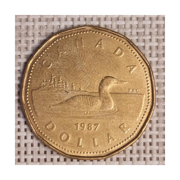 Canada 1 Dollar 1987 KM-157 VF