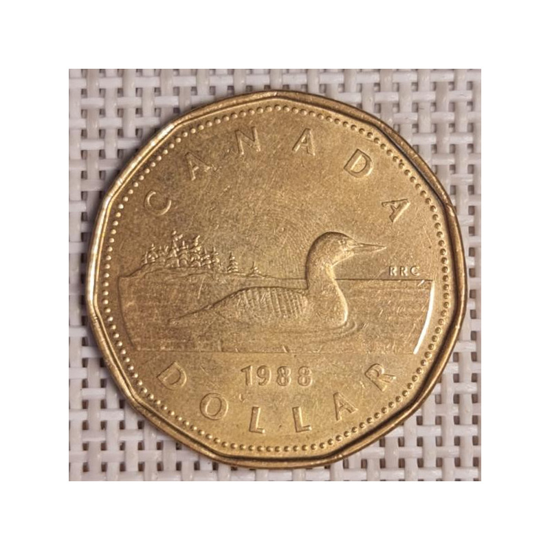 Canada 1 Dollar 1988 KM-157 VF