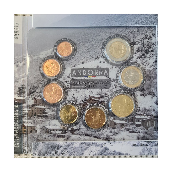 Andorra Official Euro Set (3,88€) 2020 BU