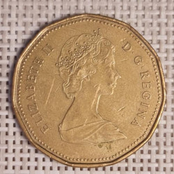 Canada 1 Dollar 1989 KM-157 VF