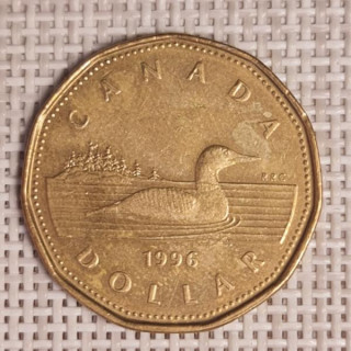 Canada 1 Dollar 1996 KM-186 VF