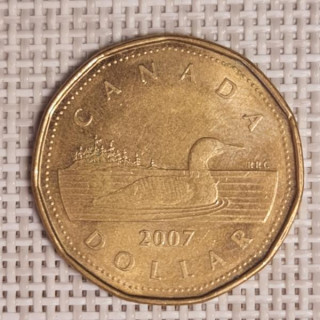 Canada 1 Dollar 2007 KM-495 VF
