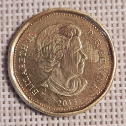 Canada 1 Dollar 2013 KM-1255 F