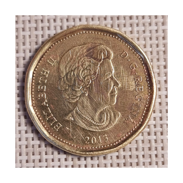 Canada 1 Dollar 2013 KM-1255 F