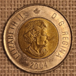 Canada 2 Dollars 2004 KM-496 VF