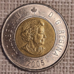 Canada 2 Dollars 2005 KM-496 VF