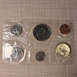 Canada 6 Coin Set (1 Cent - 1 Dollar) 1976 Proof-like