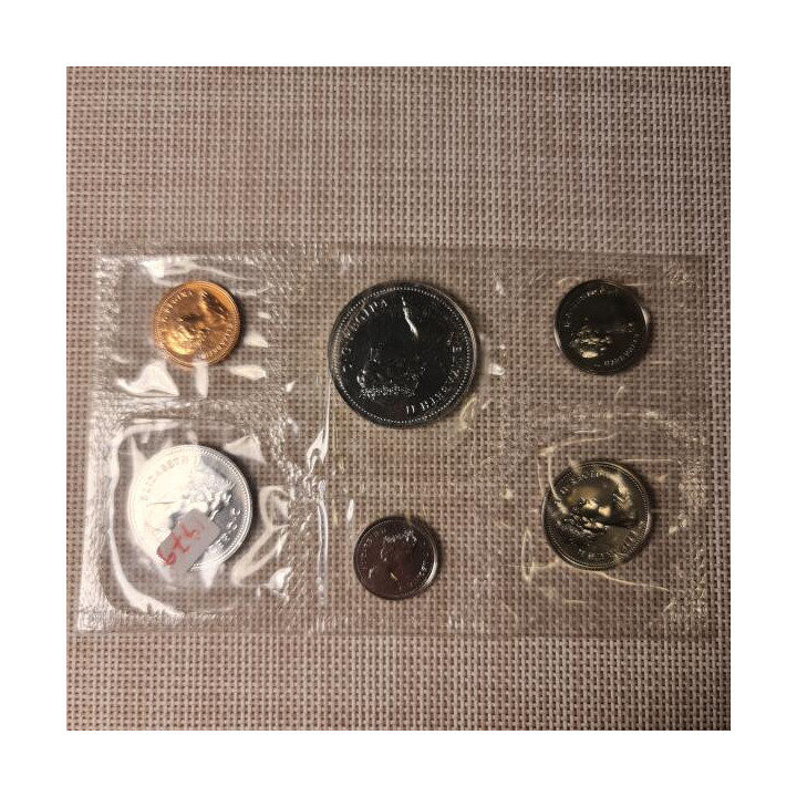 Canada 6 Coin Set (1 Cent - 1 Dollar) 1979 Proof-like