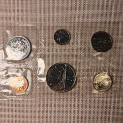 Canada 6 Coin Set (1 Cent - 1 Dollar) 1980 Proof-like