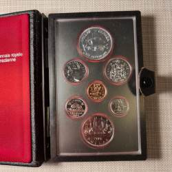Canada 7 Coin Set (1 Cent - 1 Dollar) 1979 Proof