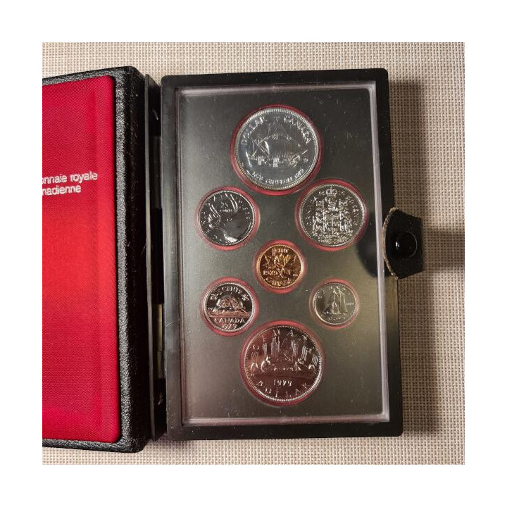 Canada 7 Coin Set (1 Cent - 1 Dollar) 1979 Proof