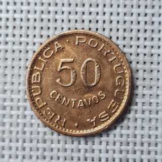Cape Verde 50 Centavos 1968 KM-11 VF