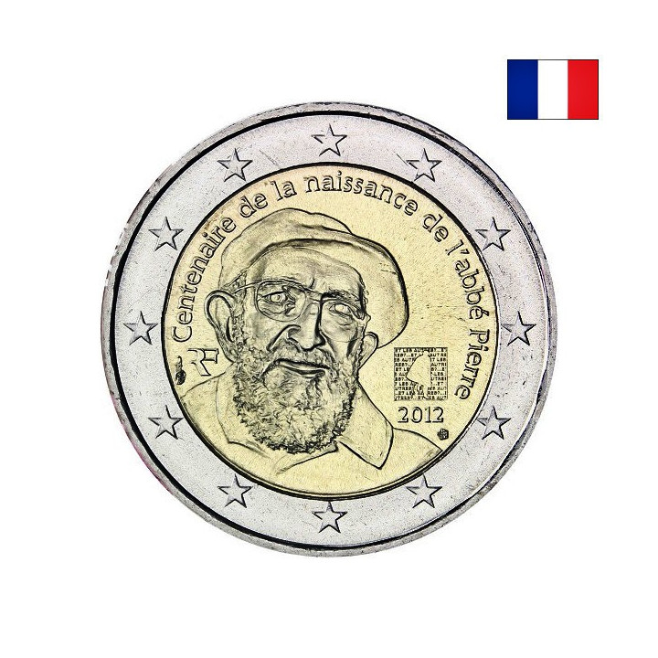 France 2 Euro 2012 "Abbé Pierre" UNC