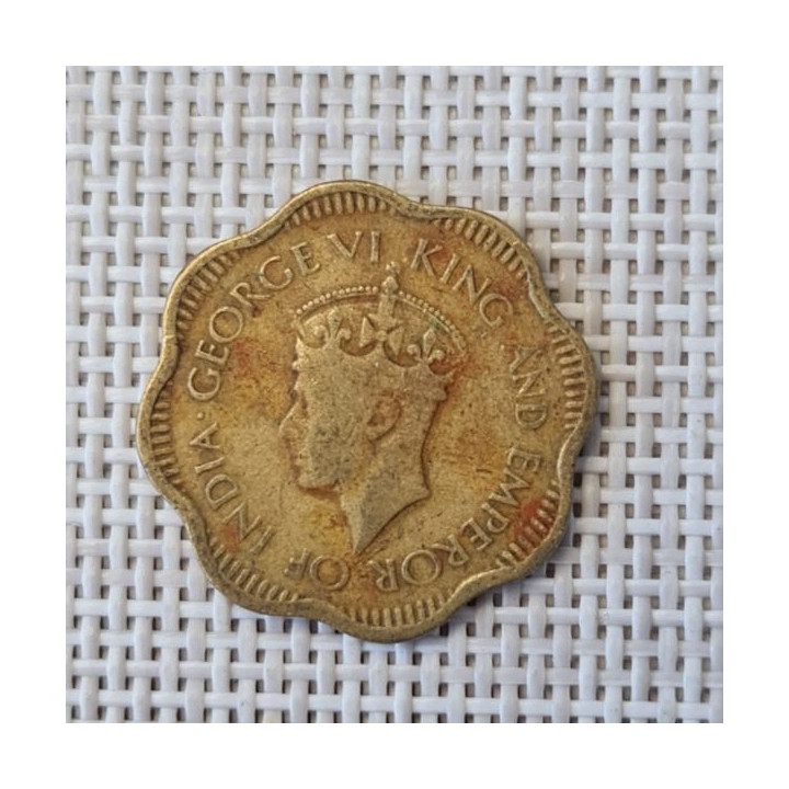 Ceylon 10 Cents 1944 KM-118 VF