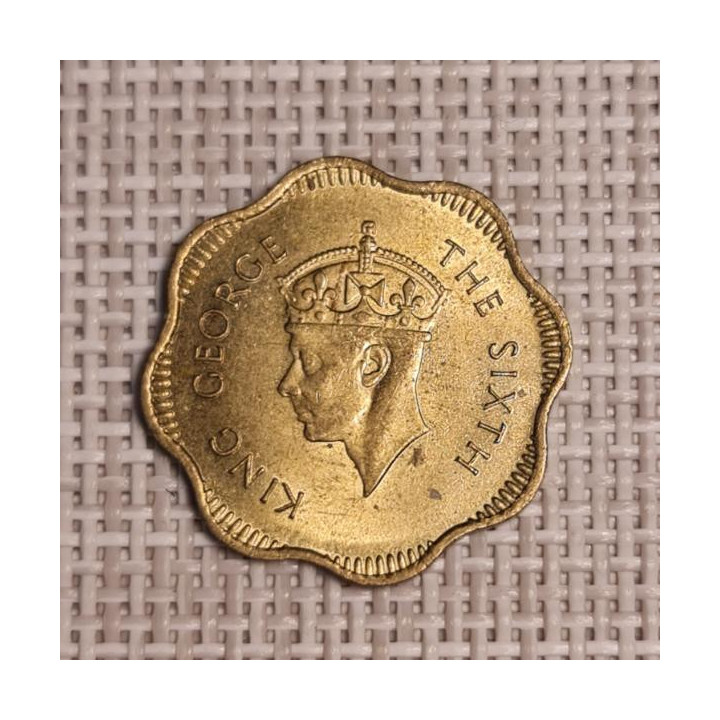 Ceylon 10 Cents 1951 KM-121 UNC