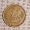 Ceylon 50 Cents 1943 KM-116 VF