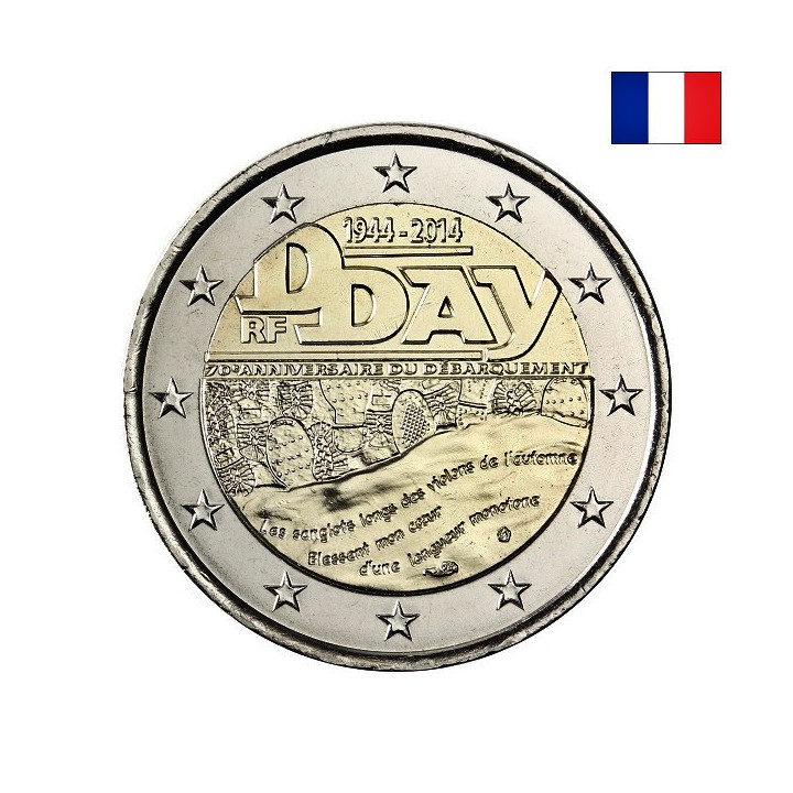 France 2 Euro 2014 "D-Day" UNC