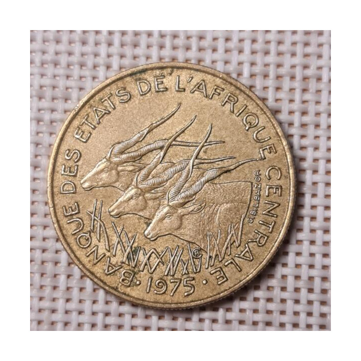 Central Africa (BEAC) 25 Francs 1975 KM-10 VF