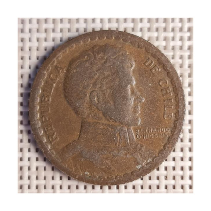 Chile 1 Peso 1943 KM-179 VF
