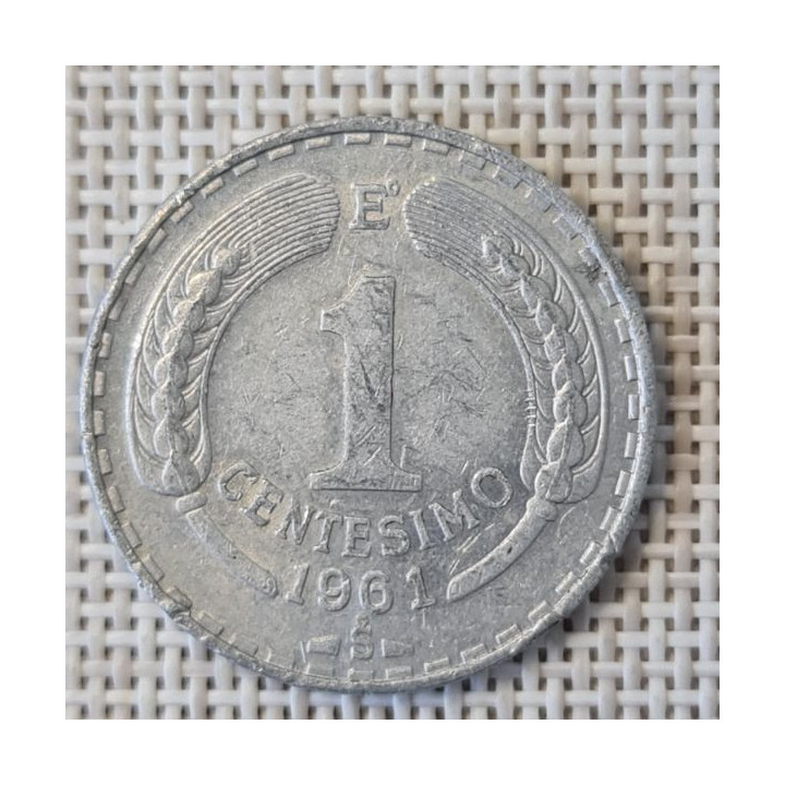 Chile 1 Centésimo 1961 KM-189 VF