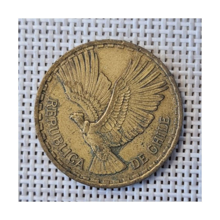 Chile 10 Centésimos 1964 KM-191 VF