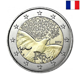 France 2 Euro 2015 "Peace" UNC