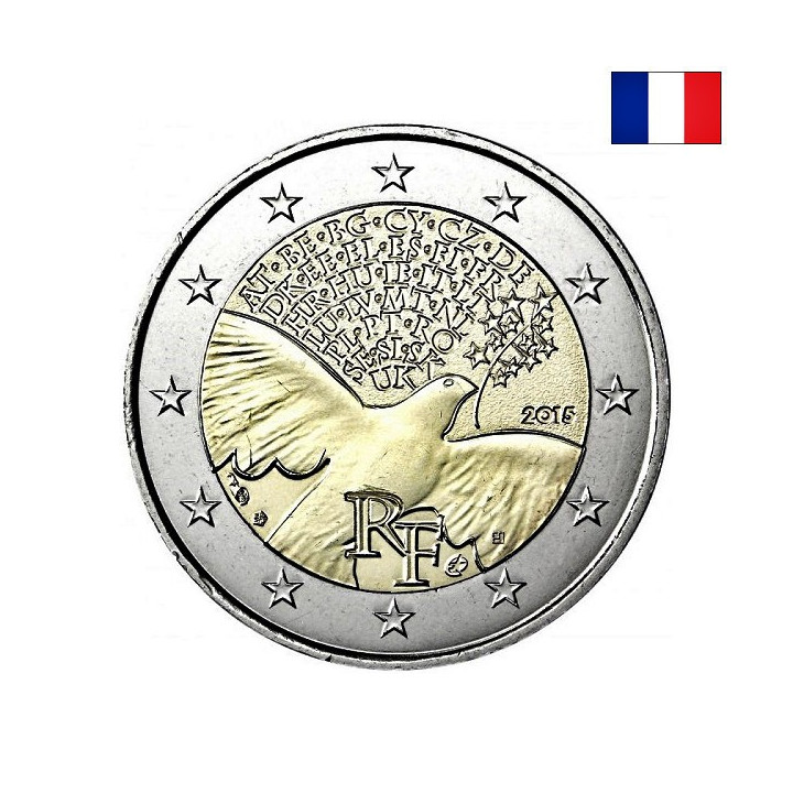 France 2 Euro 2015 "Peace" UNC