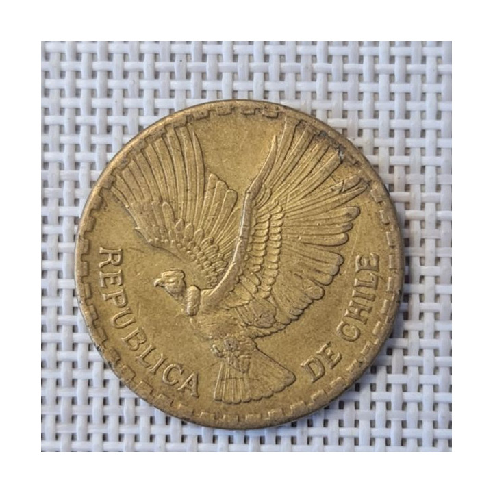 Chile 10 Centésimos 1966 KM-191 VF